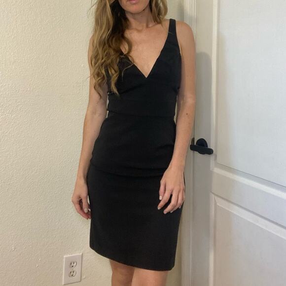 Maria Bianca Nero Black Cocktail Dress Vintage Size Small - Picture 1 of 12